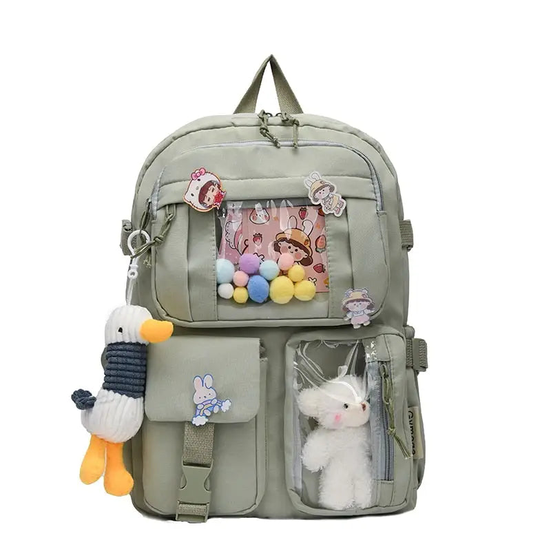 Waterproof Cute Teddy Bear School Backpack for Laptop