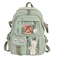 Waterproof Cute Teddy Bear School Backpack for Laptop Light