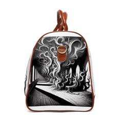 Waterproof Gothic Victorian Travel Bag in Black and White