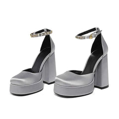 Waterproof High Platform Heel Sandals