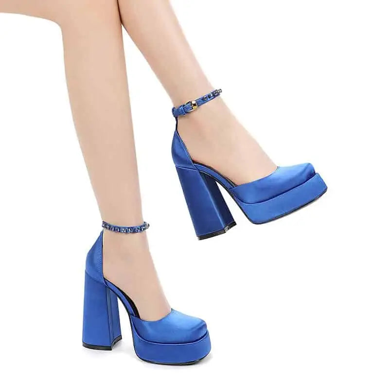 Waterproof High Platform Heel Sandals