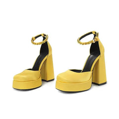 Waterproof High Platform Heel Sandals