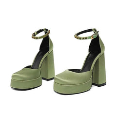 Waterproof High Platform Heel Sandals