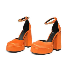 Waterproof High Platform Heel Sandals