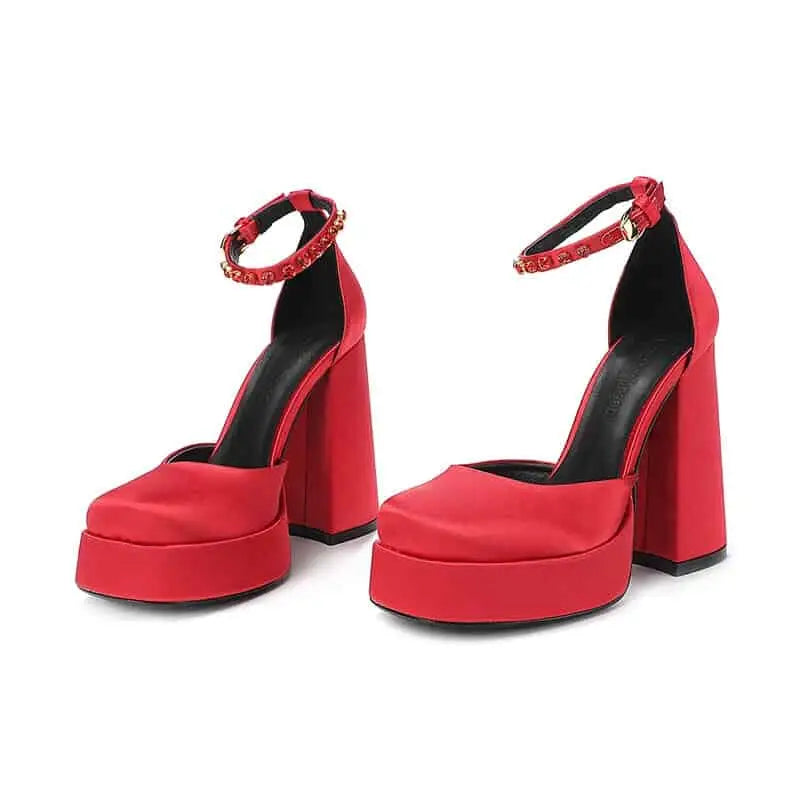 Waterproof High Platform Heel Sandals