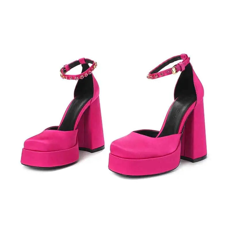 Waterproof High Platform Heel Sandals