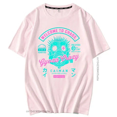 Welcome to Chaos Gyoza Crazy T-shirt - Pink / XS - T-shirts