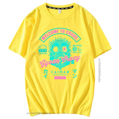 Welcome to Chaos Gyoza Crazy T-shirt - Yellow / XS