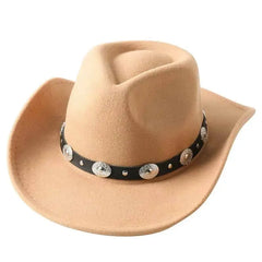 Western Cowboy Rolled Edge Hats