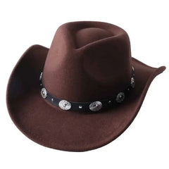 Western Cowboy Rolled Edge Hats