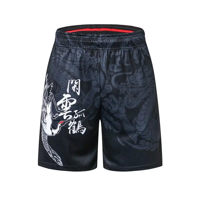 White Tiger And Crane Beach Shorts