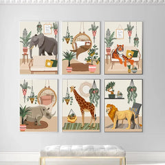 Wild Jungle Animal Posters and Prints