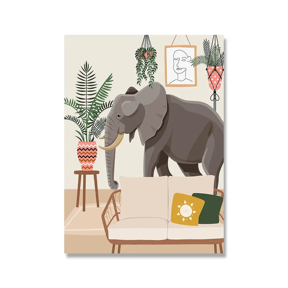 Wild Jungle Animal Posters and Prints