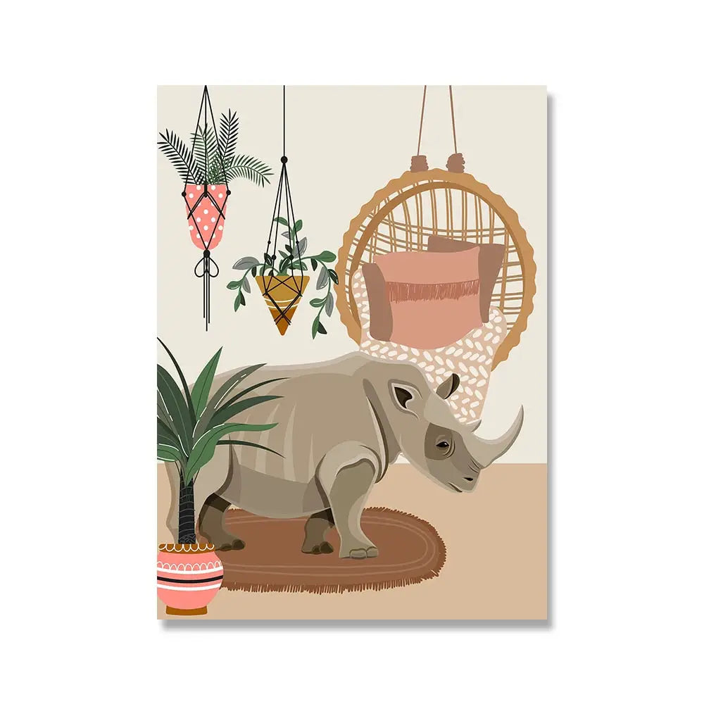 Wild Jungle Animal Posters and Prints