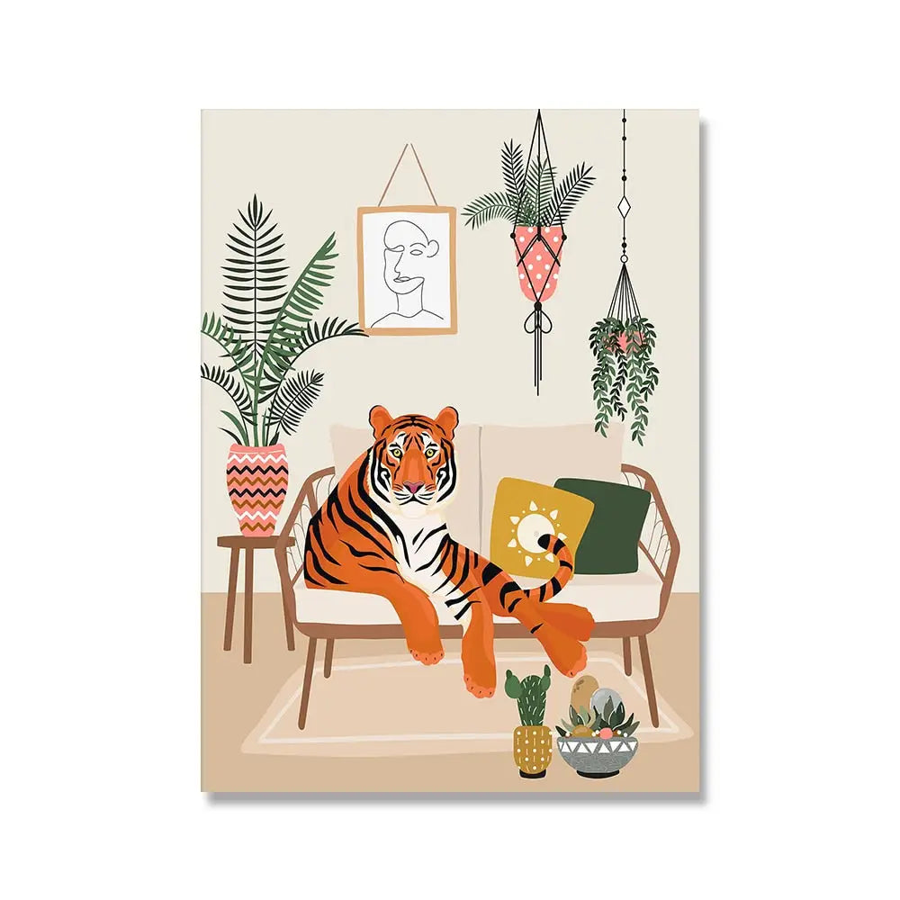 Wild Jungle Animal Posters and Prints