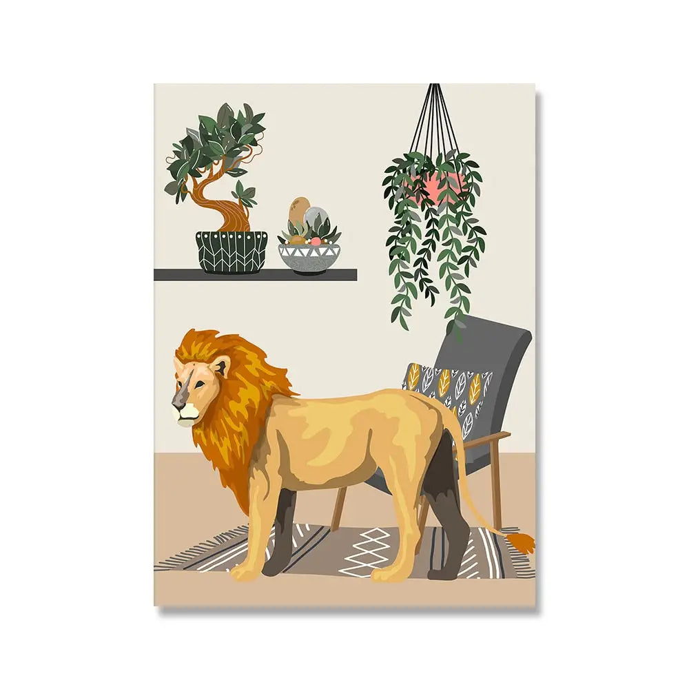 Wild Jungle Animal Posters and Prints