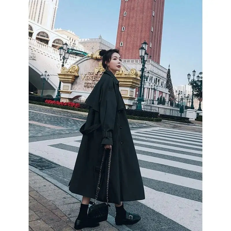 Windbreaker Fog Coat Long Sleeves