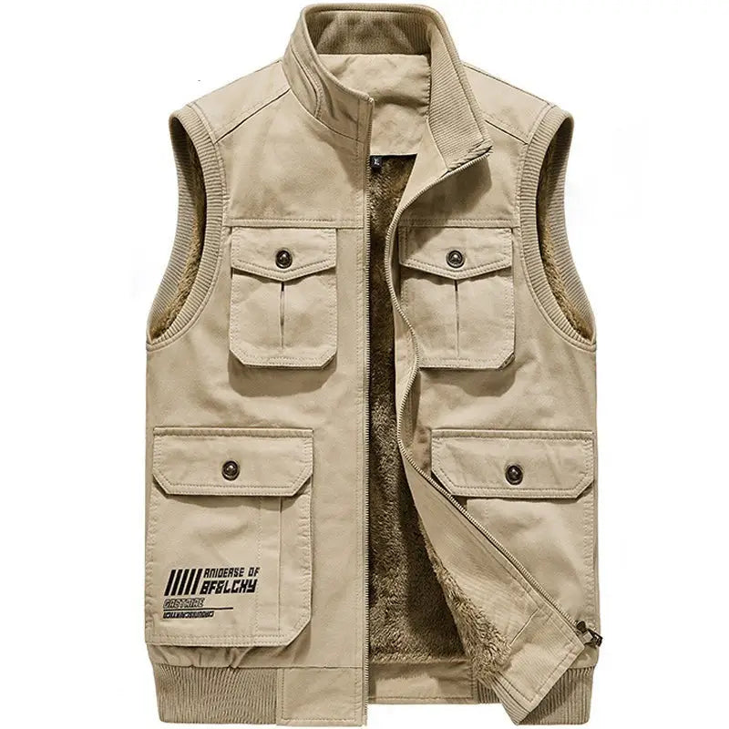 Windproof Baggy Multi-Pocket Vest