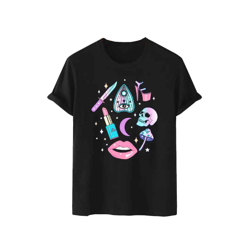 Witch Elements Pastel Goth T-shirt