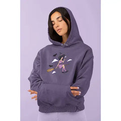 Witch In Broom Hoodie