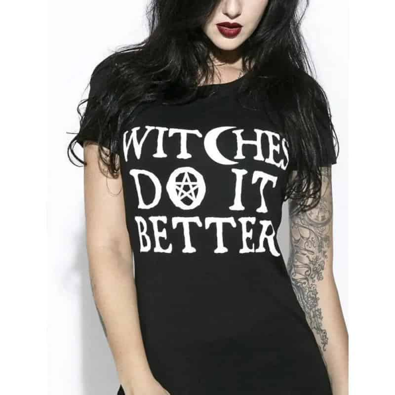 Witches Do It Better T-Shirt Black Gothic T-Shirt