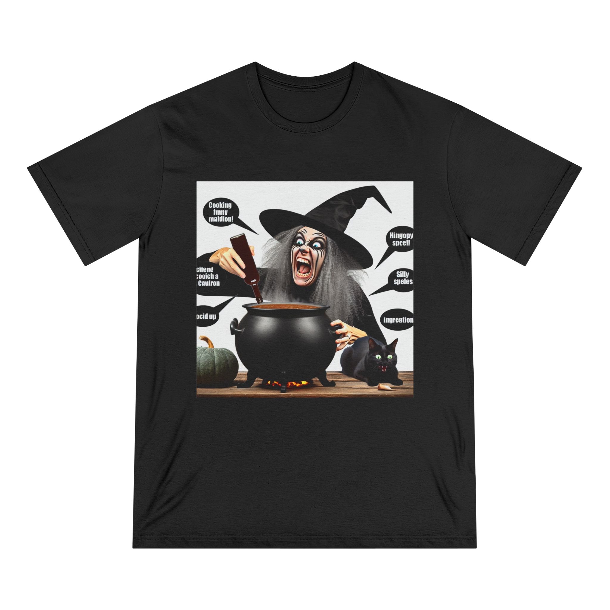 Witchy Meme Terror T-Shirt Aesthetic Clothing Black / XS