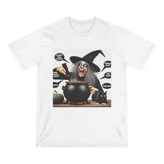 Witchy Meme Terror T-Shirt Aesthetic Clothing White / XS