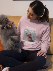 Childless Cat Ladies for KAMALA Sweatshirt