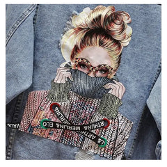 Women Fashion Streetwear Denim Jacket