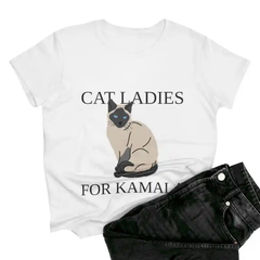 Cat Ladies For Kamala Short Sleeve T Shirt