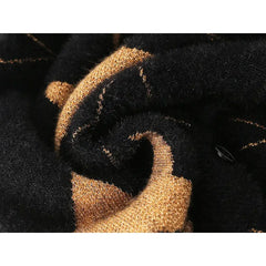 Wool Five Point Star Knitted Cardigan Sweater Stars