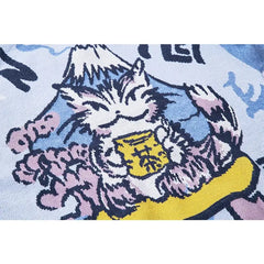 Wool Oversized Japanese Anime Graphic Sweater