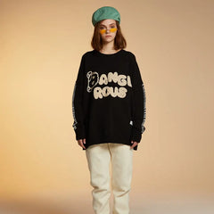 Wool Sweater Ange Rous Bear Crew Neck