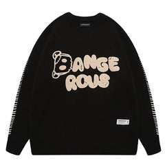 Wool Sweater Ange Rous Bear Crew Neck
