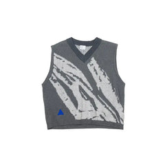 Wool V Collar Beast Concept Vest Sleeveless Outerwear