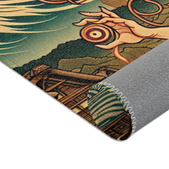 Woven Yokai Dragon Rug Evoke Japans Edo Style