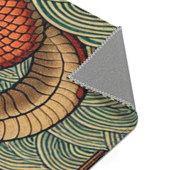Woven Yokai Dragon Rug Evoke Japans Edo Style