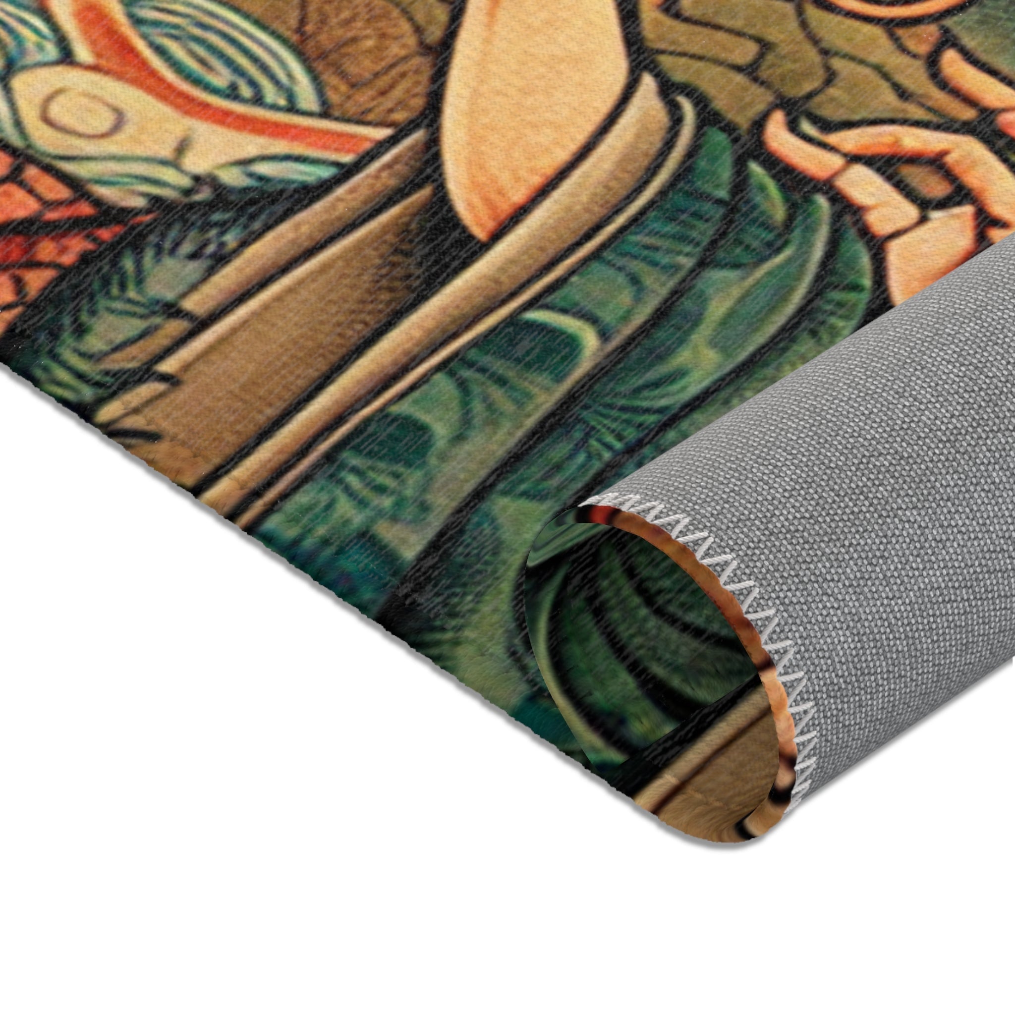 Woven Yokai Dragon Rug Evoke Japans Edo Style