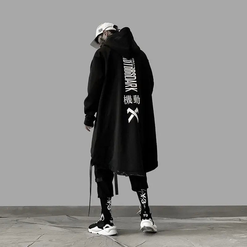 ’X-CLOAK’ LONG HOODIE