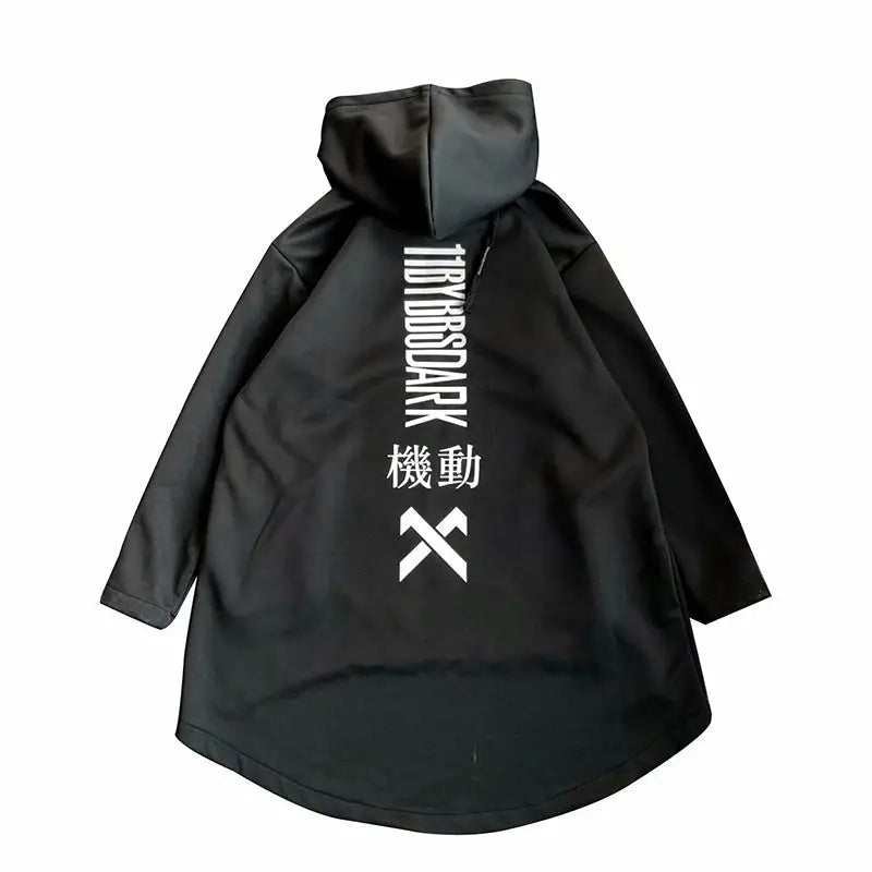 ’X-CLOAK’ LONG HOODIE