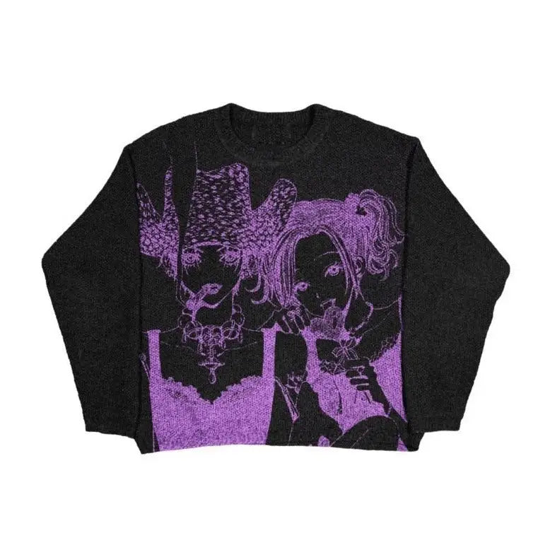 Y2K Oversize Sweater