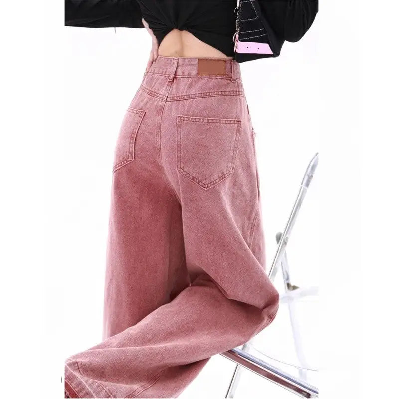 Y2K Star High Waist Wide Leg Jeans