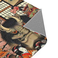 Yokai Area Rug featuring Iconic Cultural Japanese Design