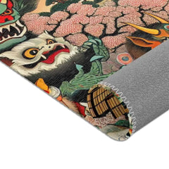 Yokai Area Rug featuring Iconic Cultural Japanese Design