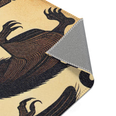 Yokai Area Rug in Traditional Japanese Art Style