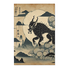 Yokai Area Rug with Captivating Hybrid Design 48’’ × 72’’