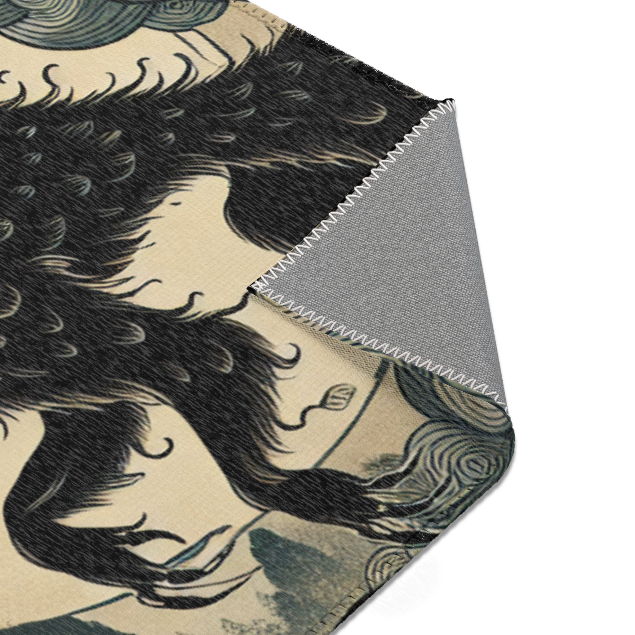 Yokai Area Rug with Captivating Hybrid Design