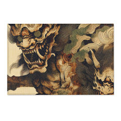 Yokai Area Rug with Captivating Japanese Art Design 36’’ ×