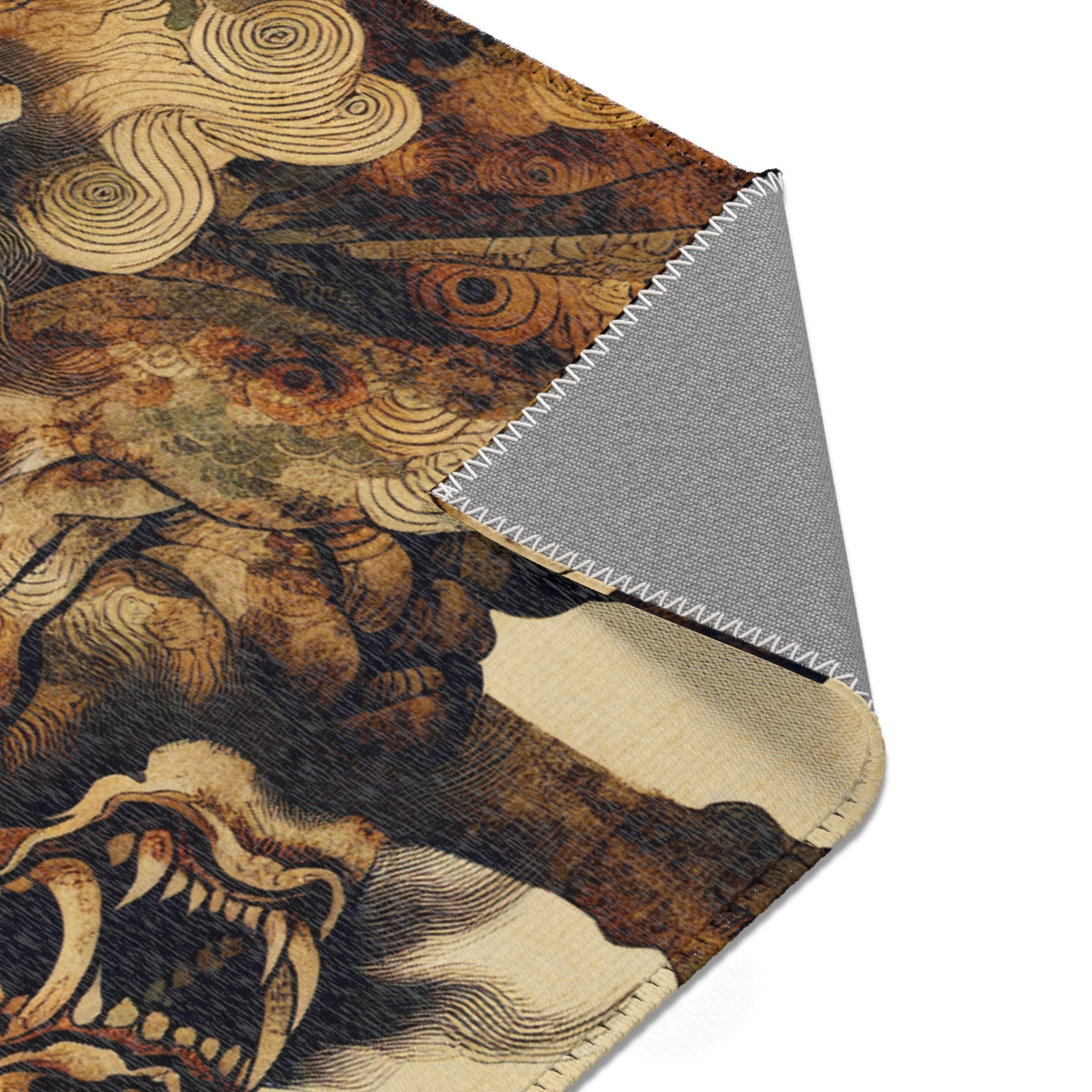 Yokai Area Rug with Captivating Japanese Art Design