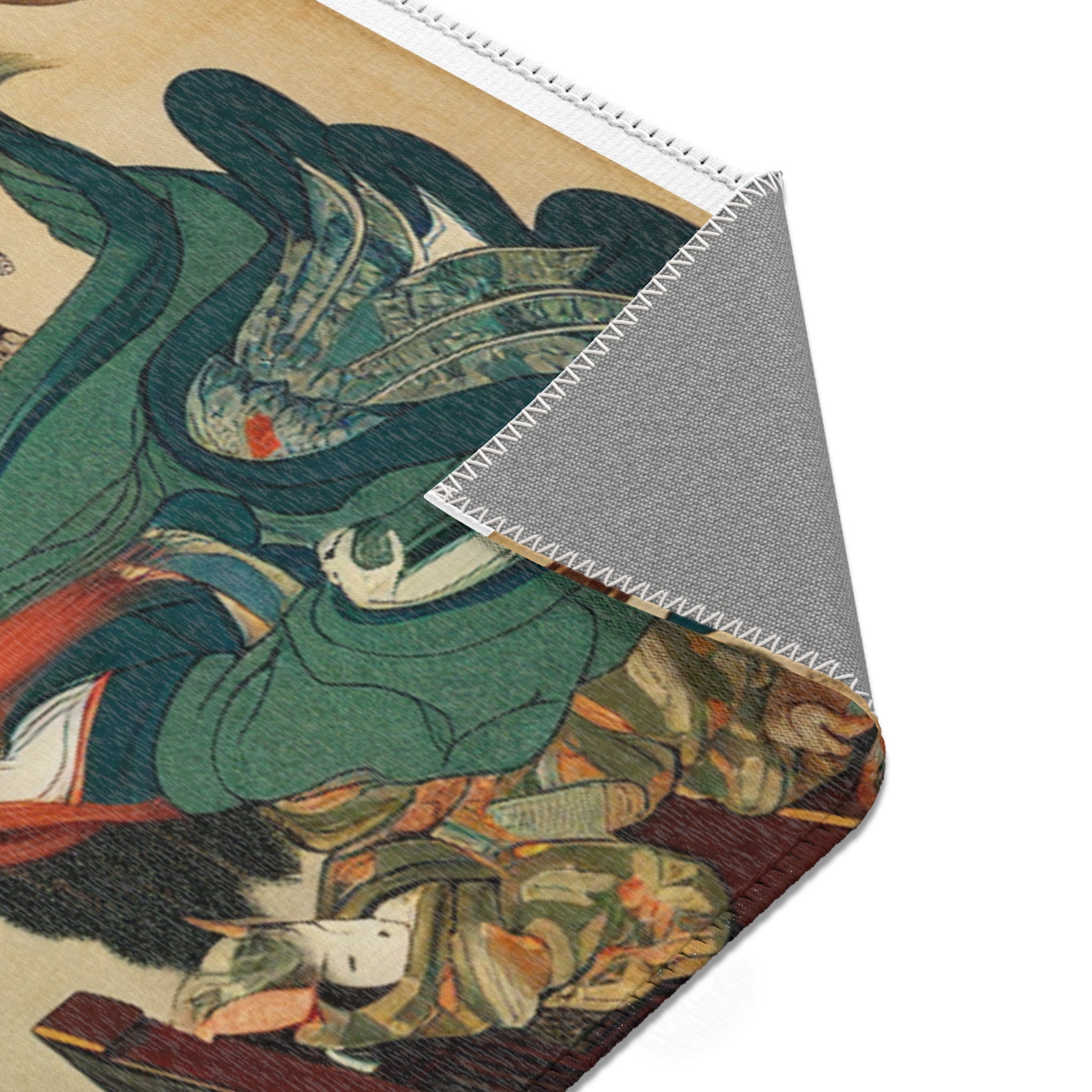 Yokai Area Rug with Japanese Folklore Design